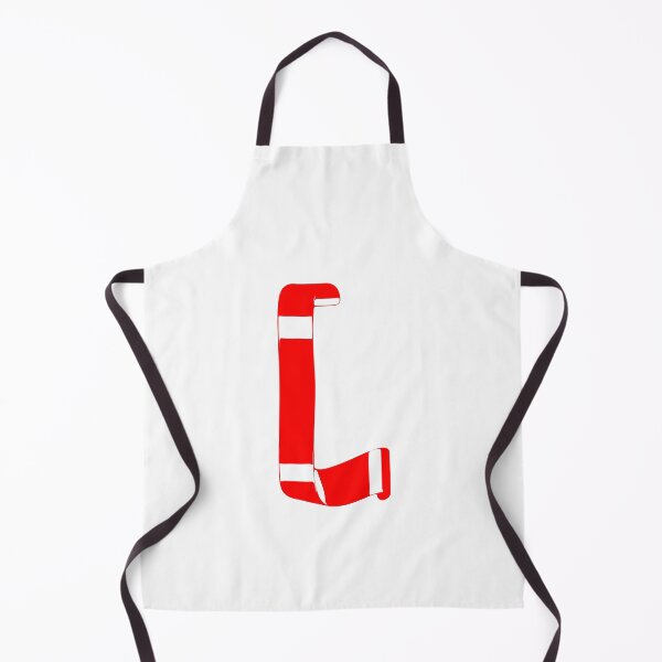 Item preview, Letter L – Retro Red Ribbon Monogram Calligraphy designed and sold by uncoXab.