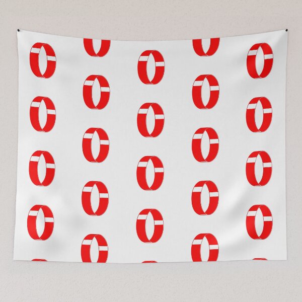 Item preview, Letter O – Retro Red Ribbon Monogram Calligraphy designed and sold by uncoXab.