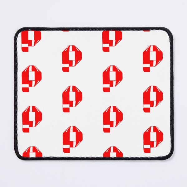 Item preview, Letter P – Retro Red Ribbon Monogram Calligraphy designed and sold by uncoXab.