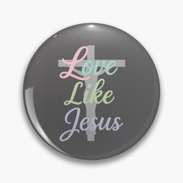 Item preview, Love Like Jesus - Christian Faith Design with Cross designed and sold by GraceMarieandCo.