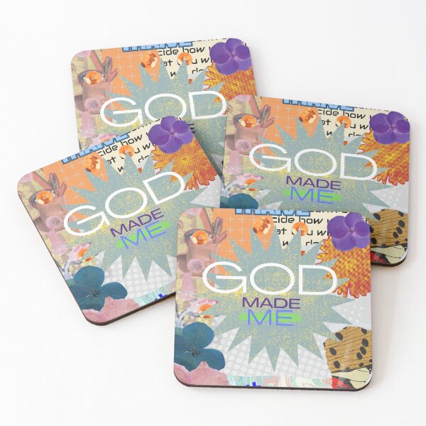Item preview, God Made Me Collage designed and sold by buyretrostank.