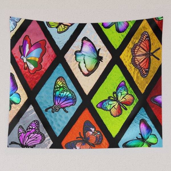 Item preview, Stained Glass Butterflies designed and sold by DigitalShoppeIL.