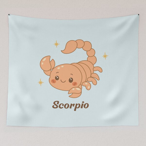 Item preview, Kawaii Scorpio zodiac sign  designed and sold by FatBirdie.