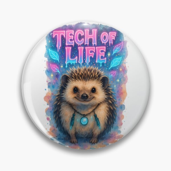 Item preview, Tech of Life Cute Hedgehog Biomedical Technician Sticker | BMET Halloween Design designed and sold by ClinicalHubs.