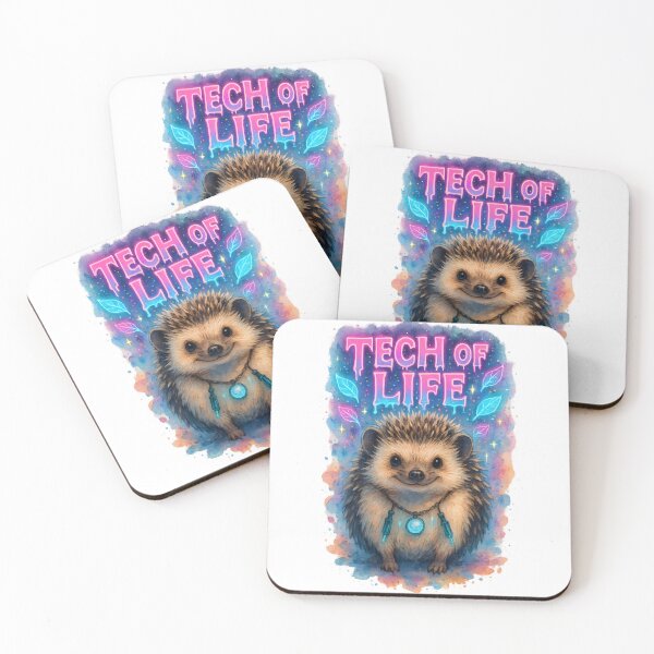 Item preview, Tech of Life Cute Hedgehog Biomedical Technician Sticker | BMET Halloween Design designed and sold by ClinicalHubs.
