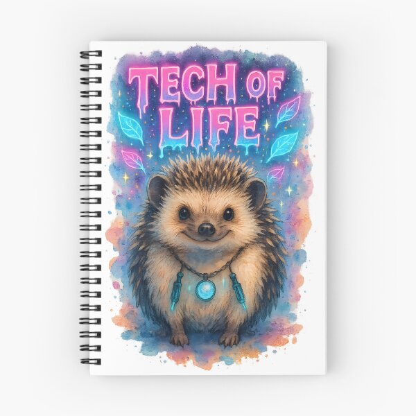 Item preview, Tech of Life Cute Hedgehog Biomedical Technician Sticker | BMET Halloween Design designed and sold by ClinicalHubs.