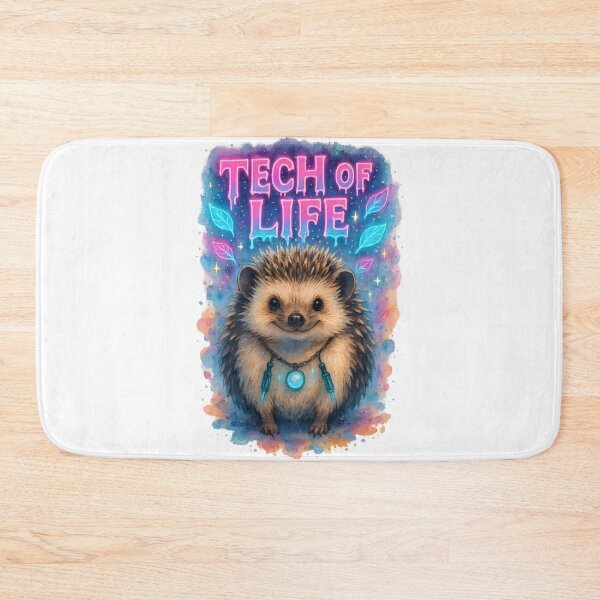 Item preview, Tech of Life Cute Hedgehog Biomedical Technician Sticker | BMET Halloween Design designed and sold by ClinicalHubs.
