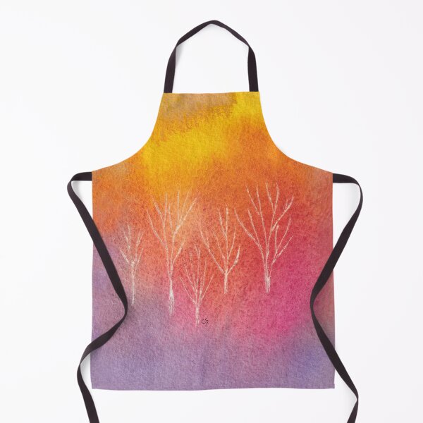 Item preview, Late Autumn Trees at Sunset designed and sold by The Elderberry Blossom.