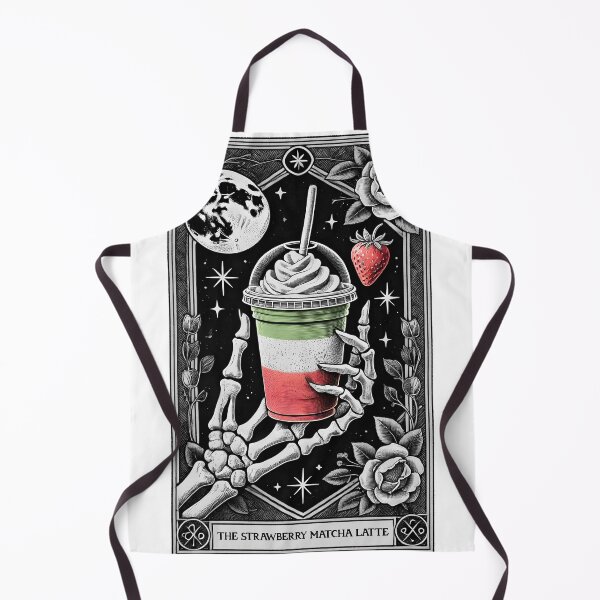 Artikelvorschau, The Strawberry Matcha Latte - Mystische Tarotkarte entworfen und verkauft von MaPaWaClothing.