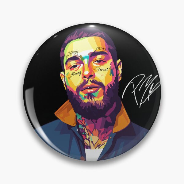 Artikelvorschau, Post Malone WPAP-Kunst entworfen und verkauft von Full Game.