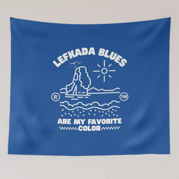 Item preview, Lefkada blues (Lefkada Greece) designed and sold by Peerless-Prime.