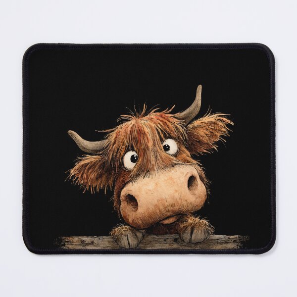 Item preview, Cute HiGHLaND CoW PRiNT SCoTTiSH ' Albert ' Designs BY SHiRLeY MacARTHuR designed and sold by Shirley MacArthur Art.