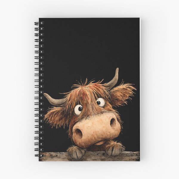 Item preview, Cute HiGHLaND CoW PRiNT SCoTTiSH ' Albert ' Designs BY SHiRLeY MacARTHuR designed and sold by Shirley MacArthur Art.
