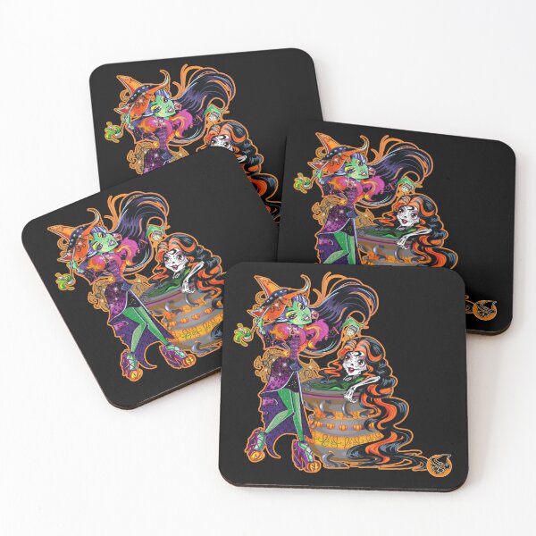 Item preview, Casta Fierce Spell Witch and Skelita Monster Ghouls In High School Halloween Design designed and sold by MakersFolly.