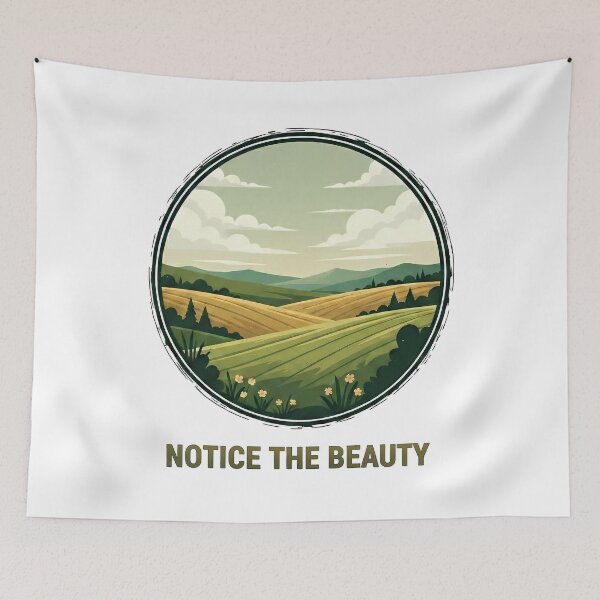 Item preview, Notice The Beautiful Landscape  designed and sold by InspirationPlace.