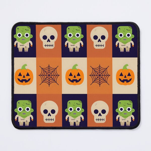 Item preview, Zombie, Skull and Pumpkin Pattern designed and sold by NightTimeJ.