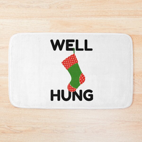 Item preview, Bold Festive Joke – Well Hung Stocking designed and sold by Maryna_Reine.