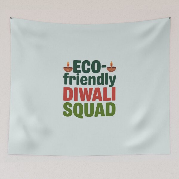 Item preview, Eco-Friendly Diwali Squad – Sustainable Celebration Design designed and sold by Jollys-ArtShop.