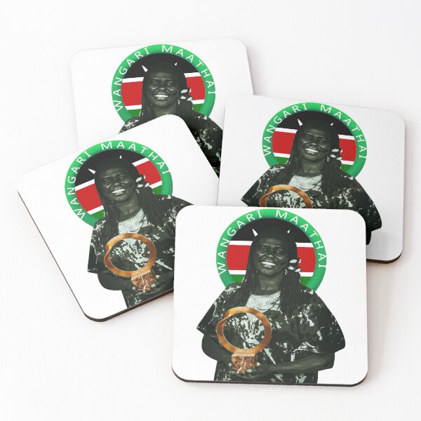 Item preview, Vintage Wangari Maathai - Pan-African Environmental activist | Kenyan Art designed and sold by Youngkev-arts.