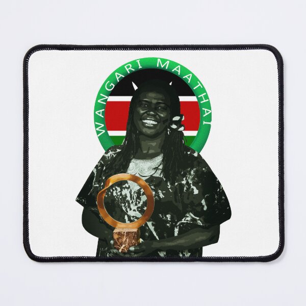 Item preview, Vintage Wangari Maathai - Pan-African Environmental activist | Kenyan Art designed and sold by Youngkev-arts.