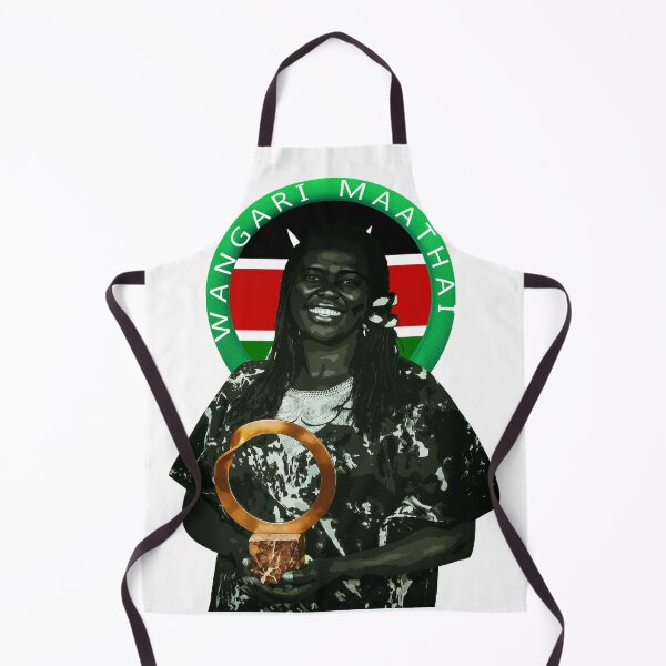 Item preview, Vintage Wangari Maathai - Pan-African Environmental activist | Kenyan Art designed and sold by Youngkev-arts.