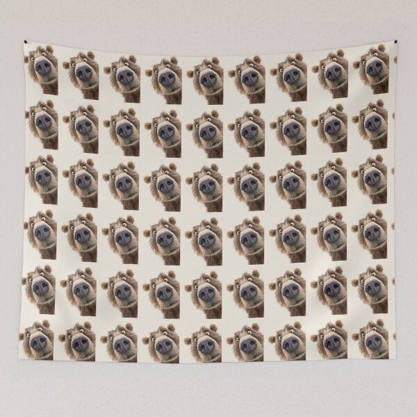Item preview, Cute GRiZZLY BeaR PRiNT ' Grizzly! ' BY SHiRLeY MacARTHuR designed and sold by Shirley MacArthur Art.