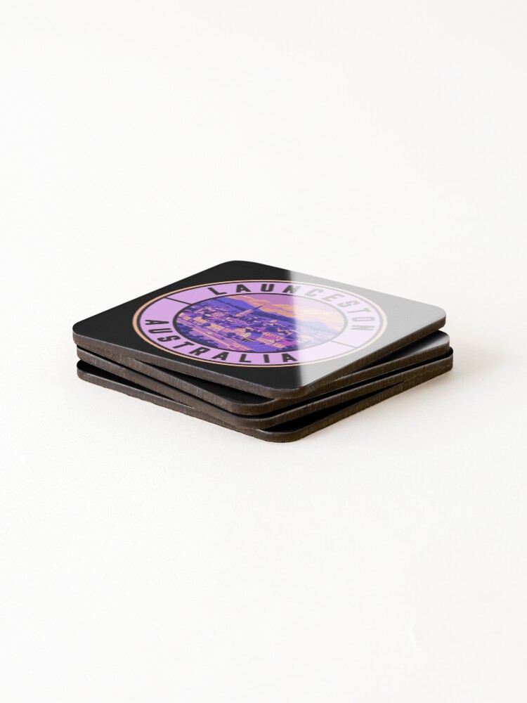 Thumbnail 4 of 5, Coasters (Set of 4), Launceston Australia designed and sold by aussieexplore.