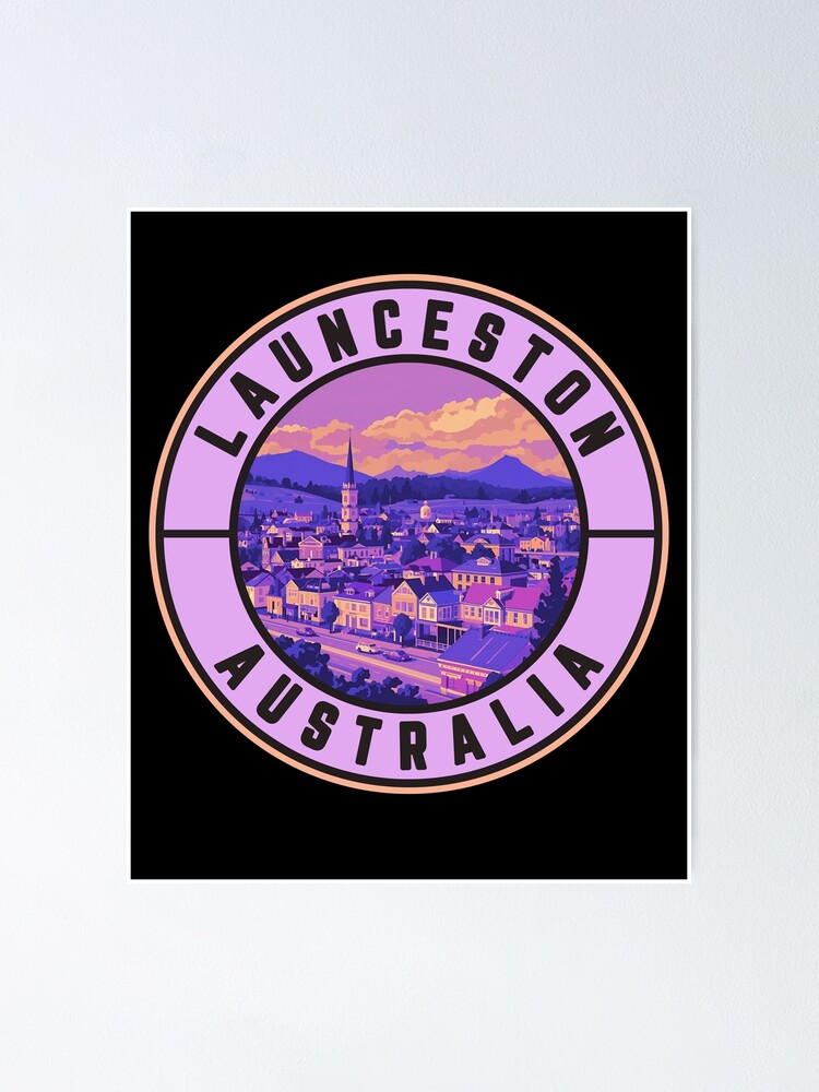 Thumbnail 1 of 3, Poster, Launceston Australia designed and sold by aussieexplore.