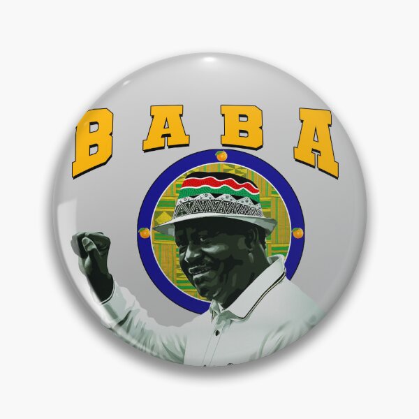 Item preview, Baba Raila Amolo Odinga - Pan-African Kenyan pariot designed and sold by Youngkev-arts.