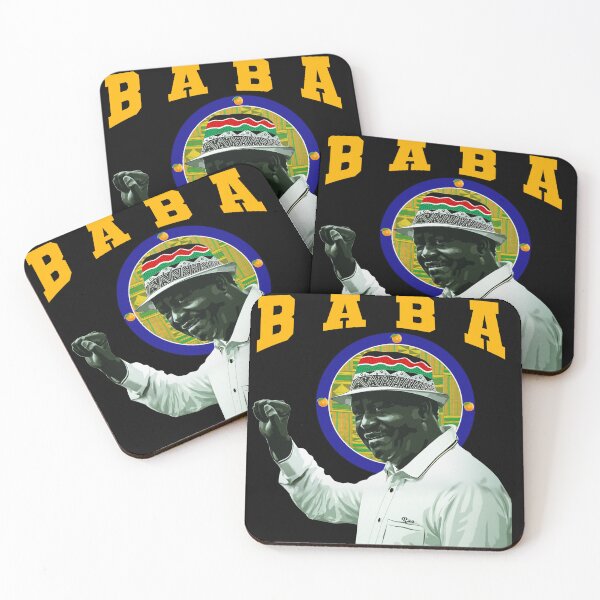 Item preview, Baba Raila Amolo Odinga - Pan-African Kenyan pariot designed and sold by Youngkev-arts.