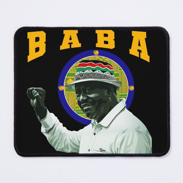 Item preview, Baba Raila Amolo Odinga - Pan-African Kenyan pariot designed and sold by Youngkev-arts.