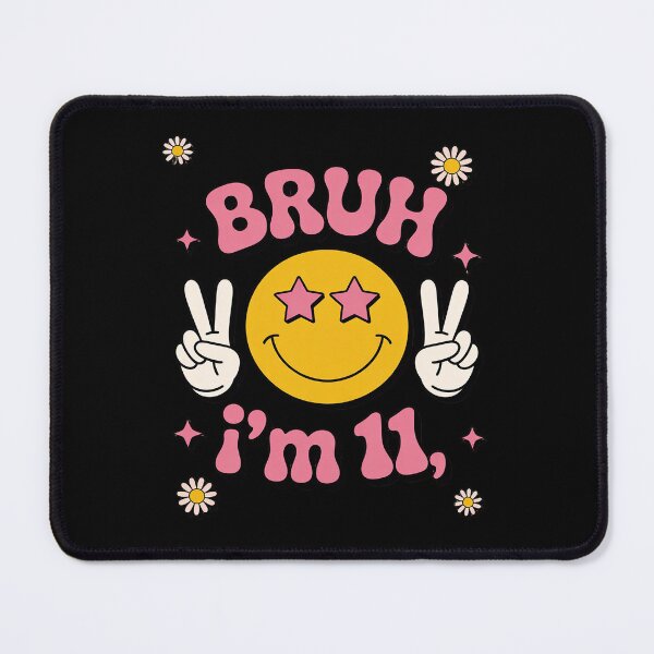 Item preview, Groovy 11th Birthday Girls Boys 11 Years Old Bruh I'm 11 5 designed and sold by MathisBellanger.