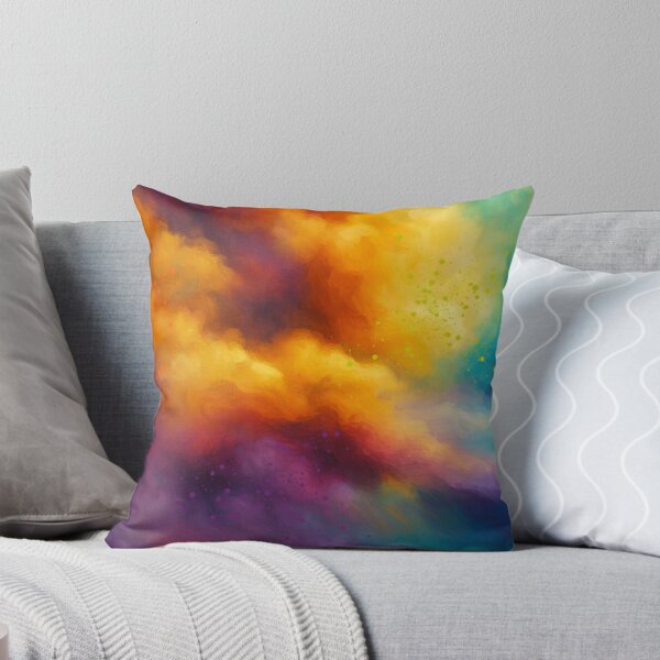 Item preview, Paisaje de nubes abstracto, vívido y colorido designed and sold by Joey Santiago.