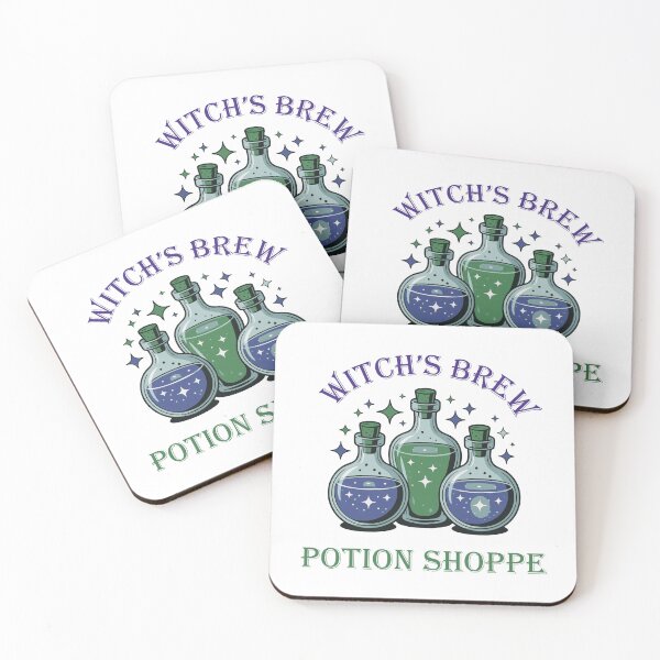 Item preview, Witch’s Brew Potion Shoppe — Glowing Magic Bottle Design designed and sold by Legacy Pulp Studio.