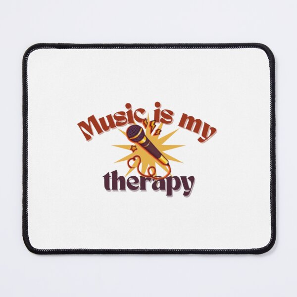 Item preview, Music is my therapy – Music Lover Aesthetic Design designed and sold by ByaStudio.