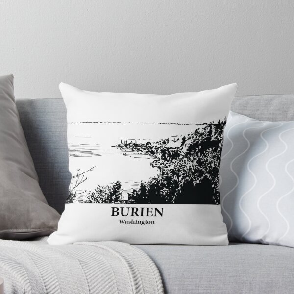 Artikelvorschau, Burien - Washington entworfen und verkauft von Lakeric Cityscapes.