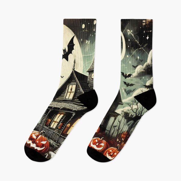Item preview, Haunted House Under the Moonlight - Halloween designed and sold by Art-Arcade6.