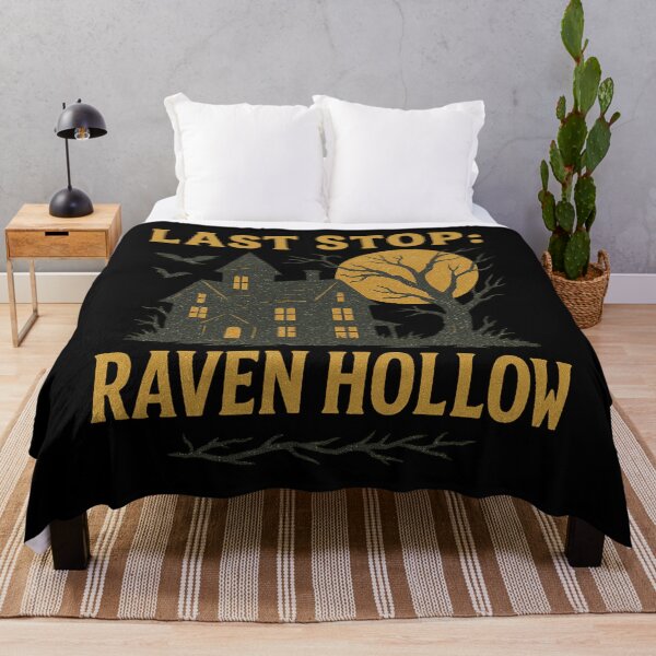 Item preview, Last Stop: Raven Hollow – Vintage Haunted House Design designed and sold by AddictiveDesign.