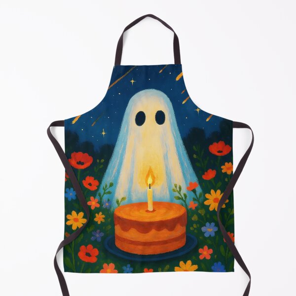 Item preview, Celestial Birthday Ghost – Meteor Shower and Summer Blooms designed and sold by EmeraldeaArt.