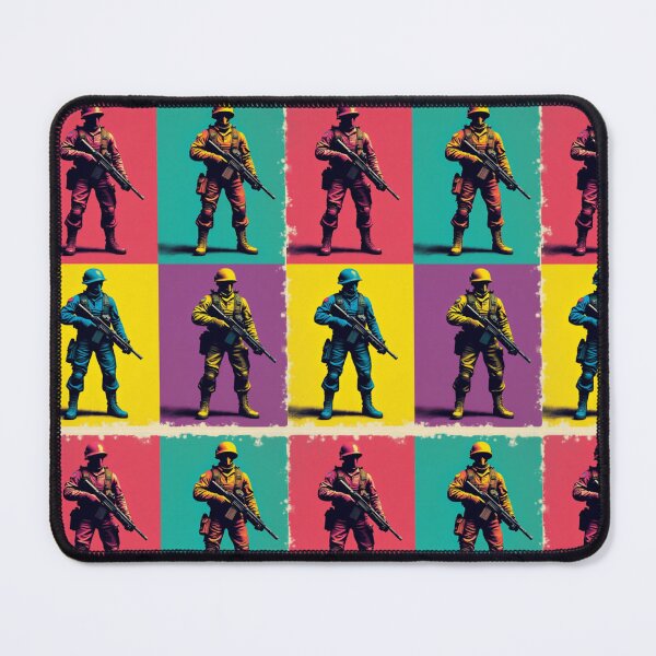 Item preview, Pop Art Toy Soldier Quartet – Vibrant Retro Toy Wall Art designed and sold by DavisDesigns79.