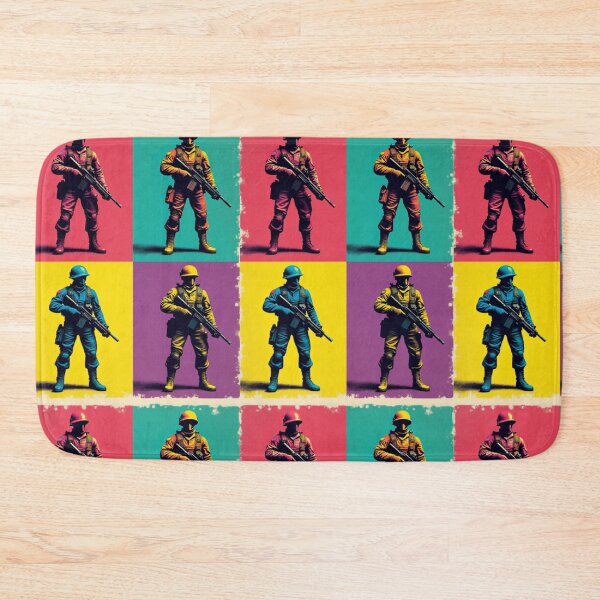 Item preview, Pop Art Toy Soldier Quartet – Vibrant Retro Toy Wall Art designed and sold by DavisDesigns79.
