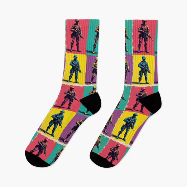 Item preview, Pop Art Toy Soldier Quartet – Vibrant Retro Toy Wall Art designed and sold by DavisDesigns79.