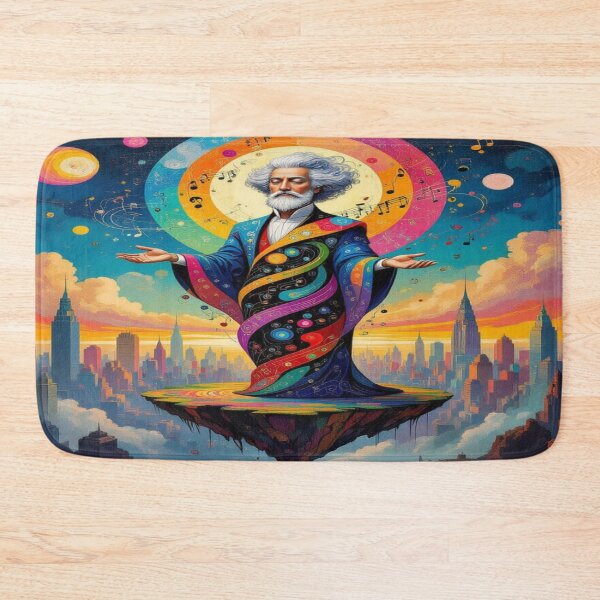 Item preview, Cosmic Composer – Floating Wisdom & Musical Light over the City of Stars designed and sold by FotoworldEdel.