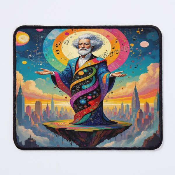 Item preview, Cosmic Composer – Floating Wisdom & Musical Light over the City of Stars designed and sold by FotoworldEdel.