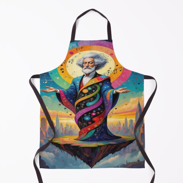 Item preview, Cosmic Composer – Floating Wisdom & Musical Light over the City of Stars designed and sold by FotoworldEdel.