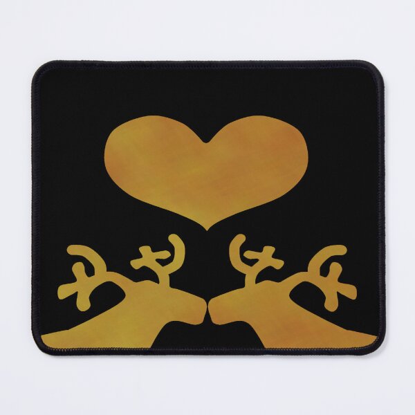 Item preview, Golden Reindeer couple on black - Calm, Sensory-Friendly designed and sold by CreaTwinkles.