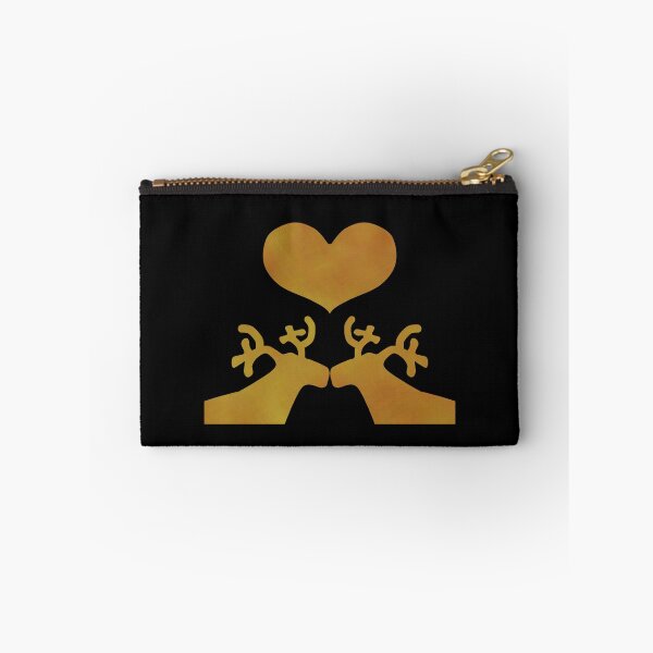 Item preview, Golden Reindeer couple on black - Calm, Sensory-Friendly designed and sold by CreaTwinkles.