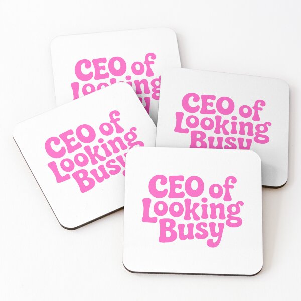 Item preview, CEO Of Looking Busy! Pink CEO Girlie designed and sold by PMCreative.