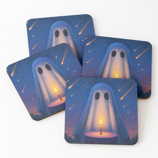 Item preview, Ghost Birthday Under the Meteor Shower – Starry Night Celebration designed and sold by EmeraldeaArt.