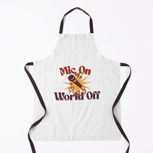 Item preview, Mic On, World Off – Music Lover Aesthetic Design designed and sold by ByaStudio.